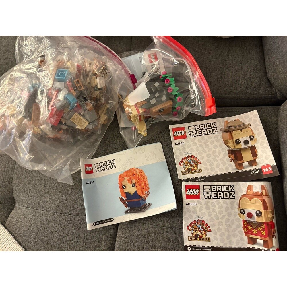 Lego Brickheadz - Moana, Merida, Chip and Dale Rescue Rangers